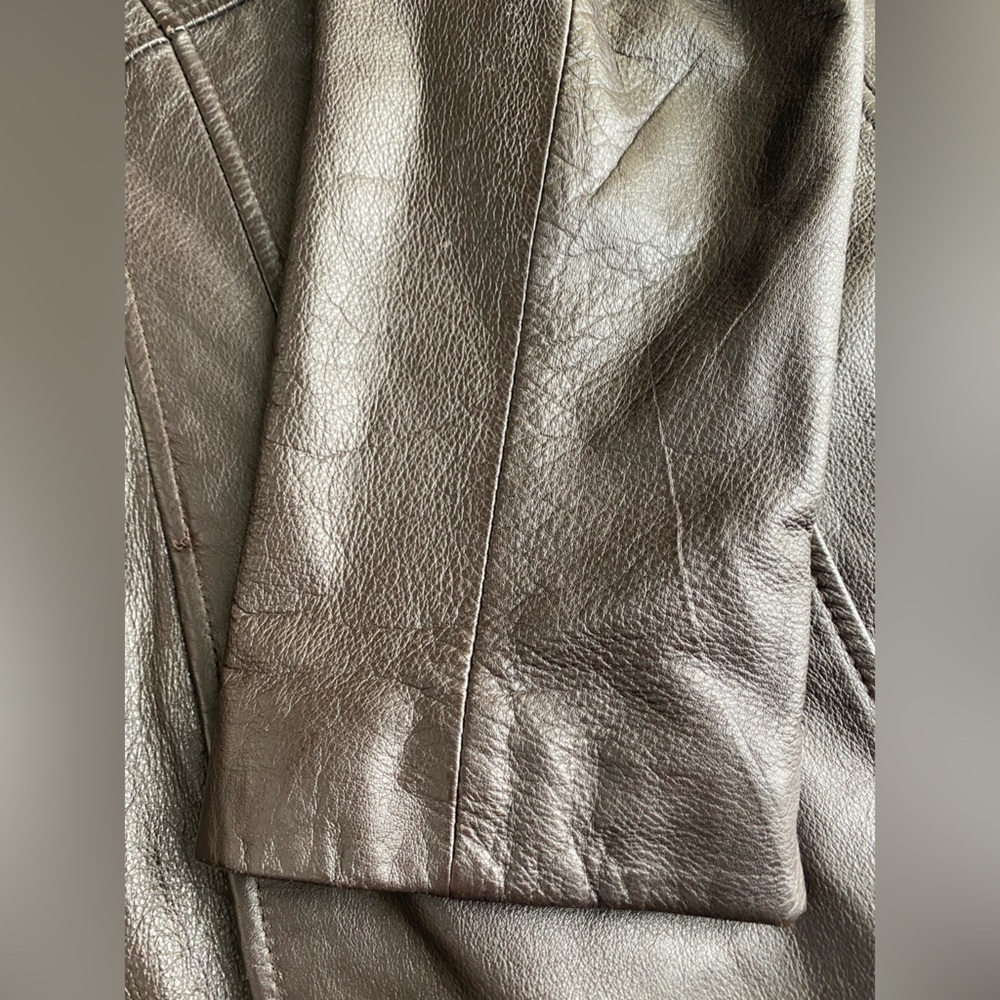 Wilsons Leather Women’s Jacket Size Large Chocolate Brown Color - Picture 12 of 16